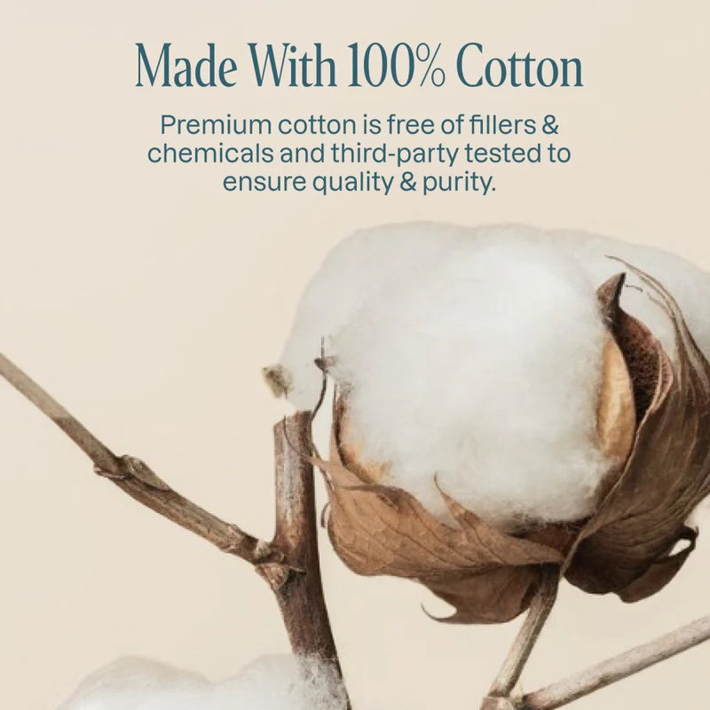 Organic Cotton Rounds, 100ct - Cliganic