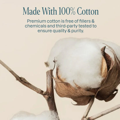 Organic Cotton Rounds, 100ct - Cliganic