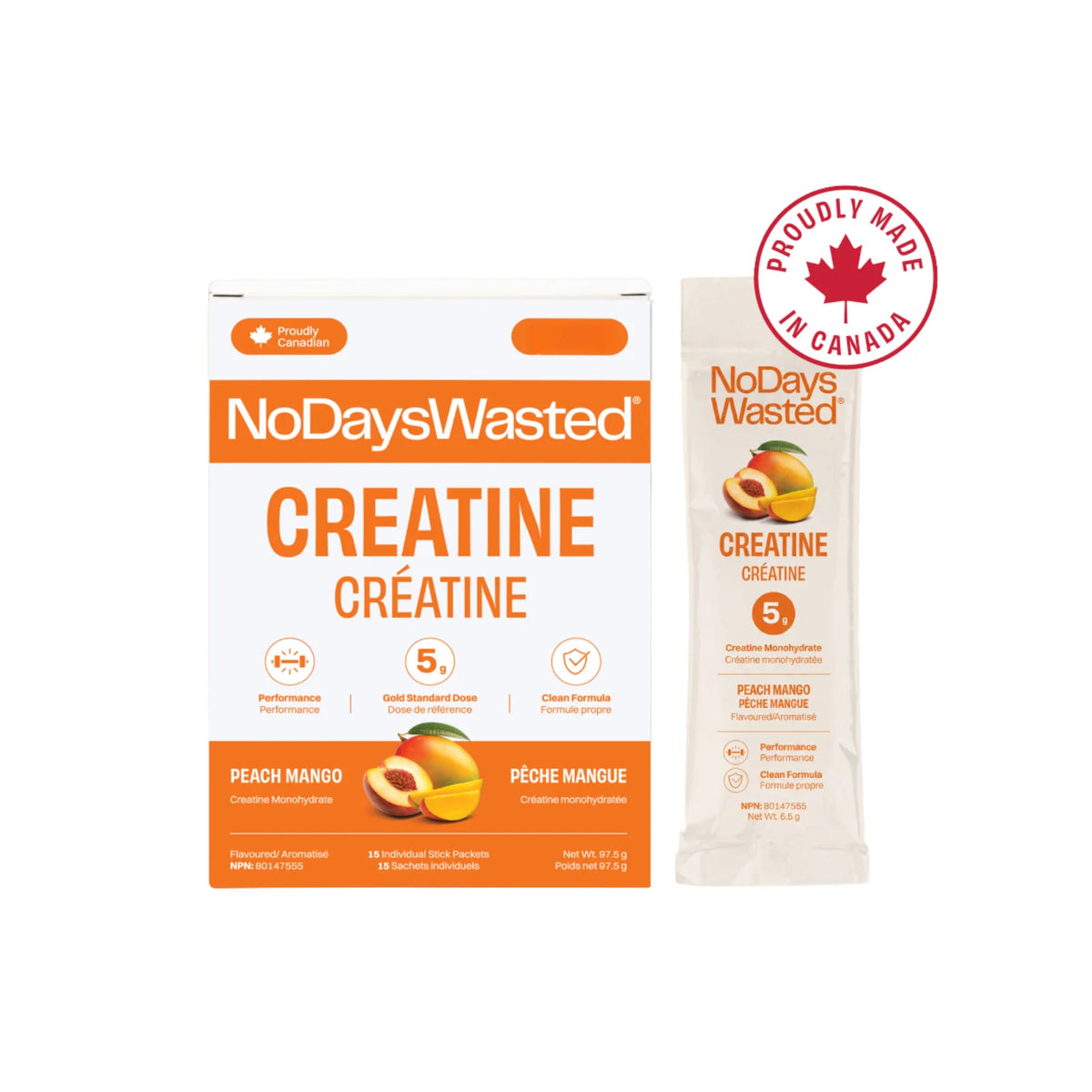 Creatine Monohydrate Stick - Peach Mango