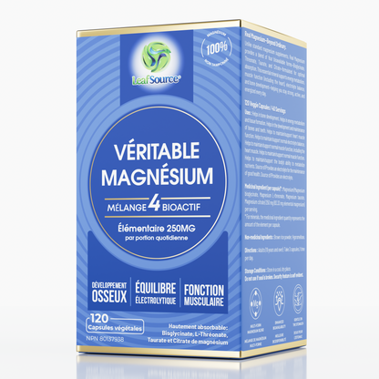 Real Magnesium Bio-Active 4 Blend, 120vcaps - LeafSource