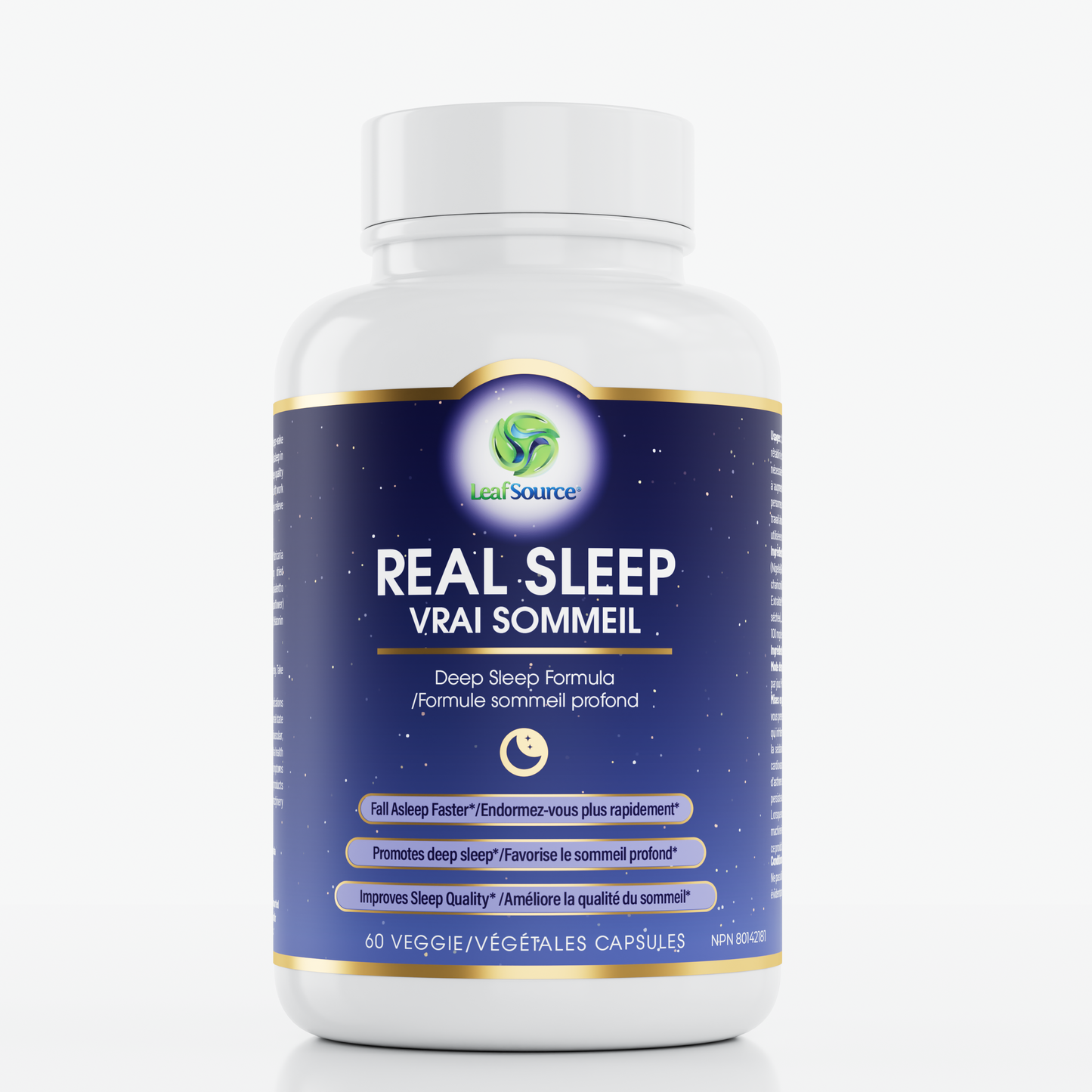 Real Sleep, 60vcaps - LeafSource