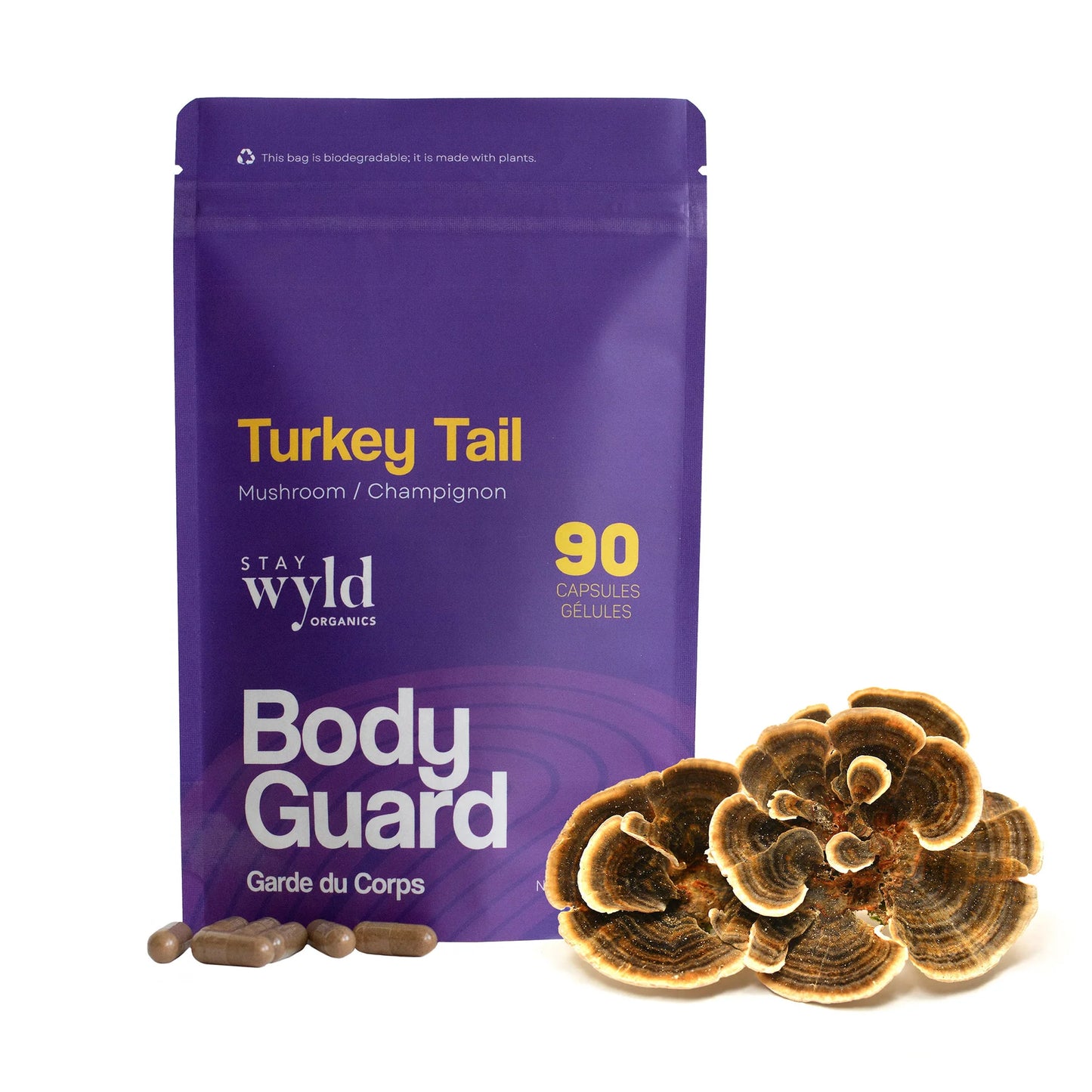 Turkey Tail, 90 caps - Stay Wyld Organics Ltd