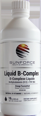 SunForce Liquid B-Complex, 500ml